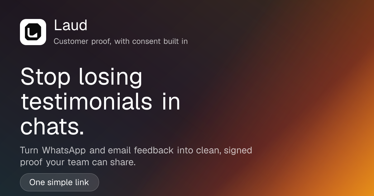 built this because asking happy clients for testimonials is weirdly painful